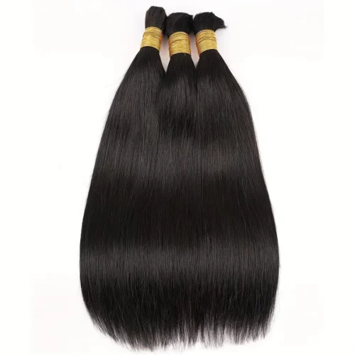 bulk-straight Bulk Human Hair Extensions - 100% Remy